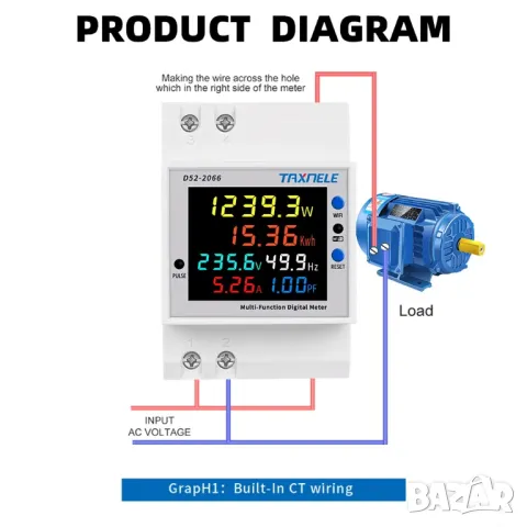 AC монитор 220V 6в1 / WIFI, снимка 4 - Друга електроника - 49907927