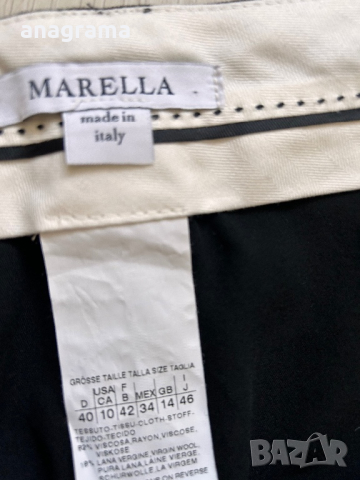 Marella елегантен черен панталон и цветна туника , снимка 6 - Панталони - 44884856