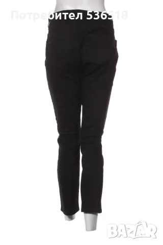 Дамски черни дънки - М размер, снимка 2 - Дънки - 47600840