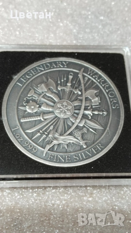 Сребърна инвестиционна монета.Ханибал, снимка 2 - Нумизматика и бонистика - 52513086