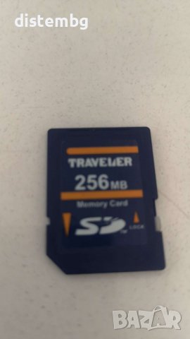 TRAVELER  256MB  SD карта с памет , снимка 1 - Карти памет - 36726264