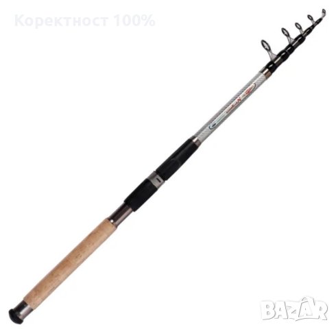 качествен карбонов телескоп 3,6м., снимка 2 - Въдици - 43803535