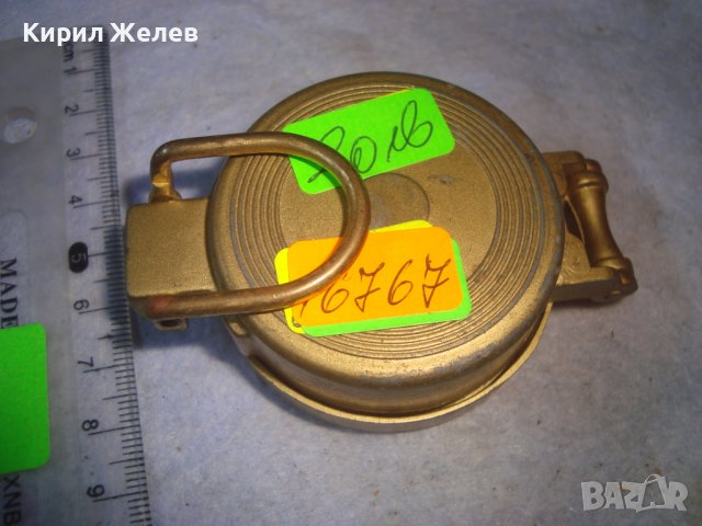 СТАР МЕТАЛЕН ПРЕЦИЗЕН КОМПАС АЛУМИНИЕВ КОРПУС 16767, снимка 2 - Антикварни и старинни предмети - 38107864