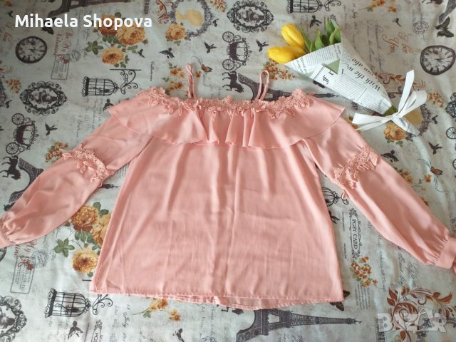 Бутикова блуза с дълъг ръкав, снимка 1 - Блузи с дълъг ръкав и пуловери - 37098719