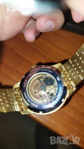 Автоматичен часовник Olevs, снимка 2 - Мъжки - 43586245