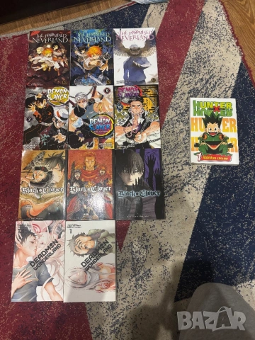 Манга / The Promised Neverland, Demon Slayer, Black Clover, Deadman Wonderland и Hunter x Hunter