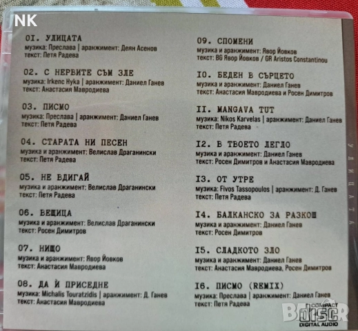 Преслава-Улицата -CD, снимка 5 - CD дискове - 52792939