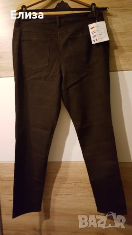 Макси дънки Дънков панталон голям размер 3ХЛ с ципове и мото елементи