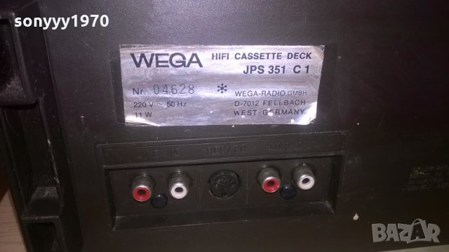 WEGA JPS 351 C-1 HIFI MADE IN WEST GERMANY-ВНОС ХОЛАНДИЯ, снимка 15 - Декове - 27780123