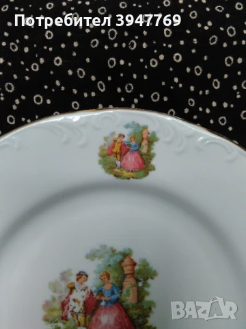 българска чиния "Ромео и Жулиета", снимка 2 - Чинии - 51273136