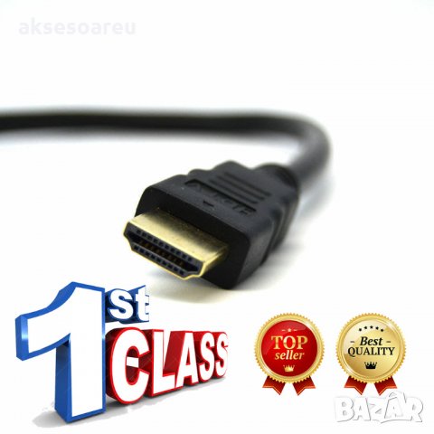 HDMI сплитер кабел HD 1080P 4K видео адаптер 1 вход 2 изходен порт Hub за X-box PS3/4/5 DVD HDTV PC , снимка 3 - Приемници и антени - 35214433