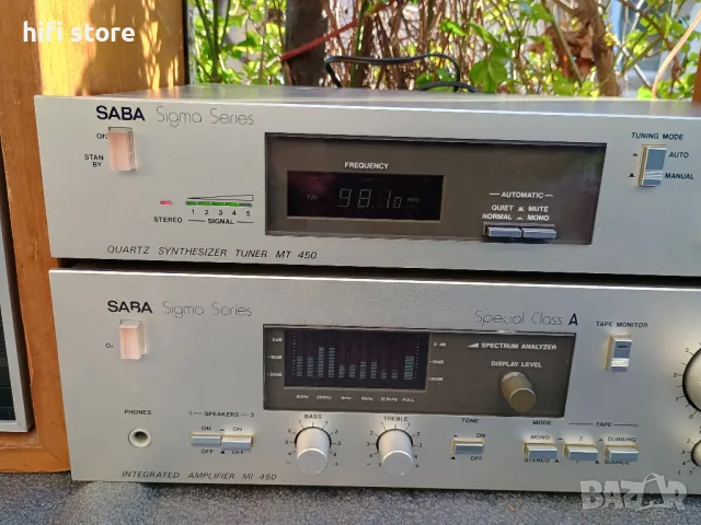 Saba MI-450 Special Class A Sigma Series, снимка 6 - Ресийвъри, усилватели, смесителни пултове - 49883832