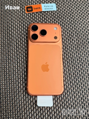 НОВ!ЛИЗИНГ*40€/м iPhone 17 Pro Orange * 256 айфон 17 про оранжев, снимка 2 - Apple iPhone - 53519760