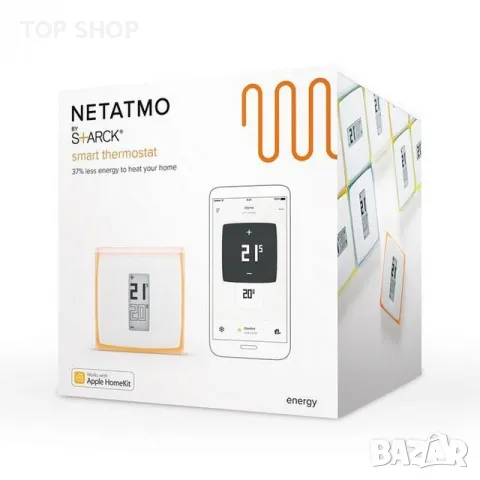 Термостат за локално отопление Legrand Netatmo S+Arck NTH01-EN-EU, снимка 2 - Друга електроника - 48784796