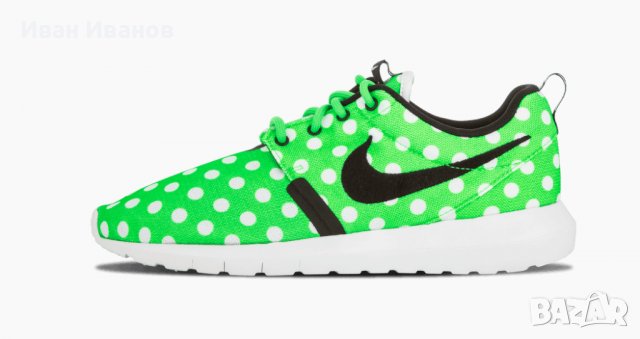маратонки  Nike Roshe NM QS Polka Dot Pack Green номер 43,5-44, снимка 6 - Маратонки - 37443271