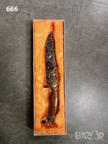 сувенирен кинжал нож елен, снимка 13 - Декорация за дома - 43492735