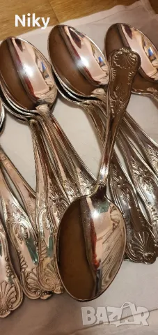 Посребрени прибори 800 arg 48 части , снимка 9 - Прибори за хранене, готвене и сервиране - 47512550