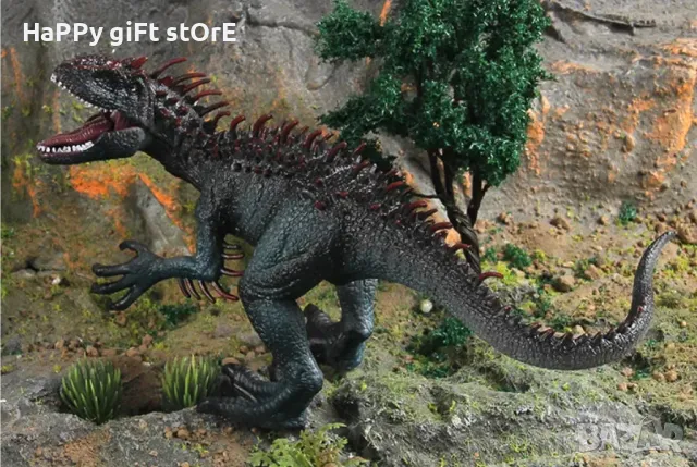  Хищникът е тук! Тиранозавър с детайлна изработка и подвижна уста, снимка 2 - Фигурки - 49404044