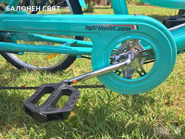 СУПЕР МОДЕЛ Нова 24 цолова Сгъваема Семейна Триколка 7 скорости 3 спирачки с Безплатна Доставка , снимка 5 - Велосипеди - 51578467