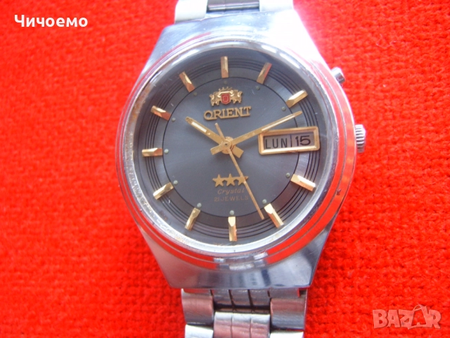 ORIENT Crystal 21 Jewels  3 Stars Мъжки ръчен часовник автоматик, снимка 10 - Антикварни и старинни предмети - 52798588