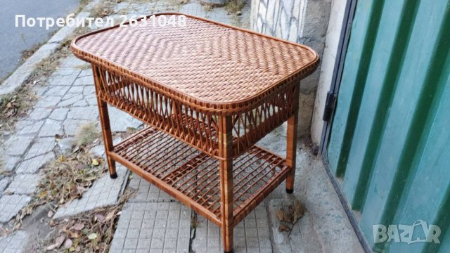 плетена ратанова маса, снимка 6 - Други стоки за дома - 43018997