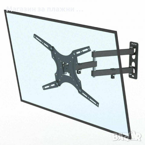 УНИВЕРСАЛНА СТОЙКА ЗА ТЕЛЕВИЗОР ЗА СТЕНА HOME DESIGN HDL-117B-2 14-55 ИНЧА - КОД 117B-2, снимка 3 - Стойки, 3D очила, аксесоари - 36383158