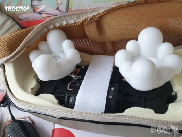 12V/220V 3D Шиацу масажор за врат гръб плешки и рамене с функция затопляне , снимка 9 - Масажори - 27360214