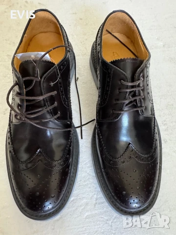 Мъжки кожени обувки Galieti Italy – НОВИ 👞