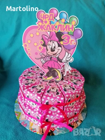 Картонена торта Том и Джери, снимка 3 - Други - 53064029