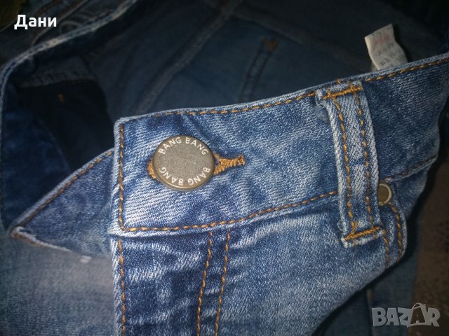 Дамски къси дънкови пантлони bang bang jeans, снимка 2 - Дънки - 28802314