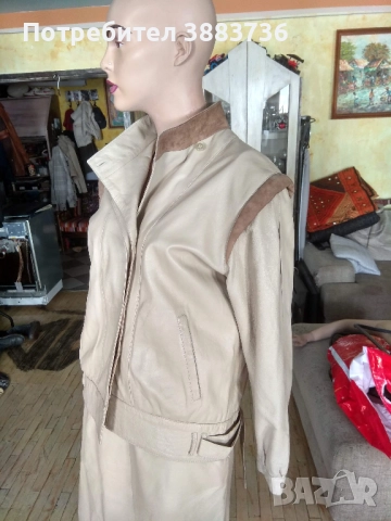 Кожено сако и пола с най-добро качество-ест.кожа, снимка 2 - Сака - 52547046