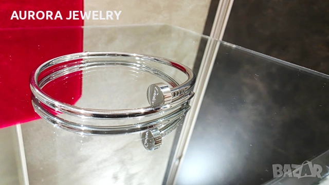 CARTIER Nail Juste un Clou Small Model Thin Silver Гривна Пирон