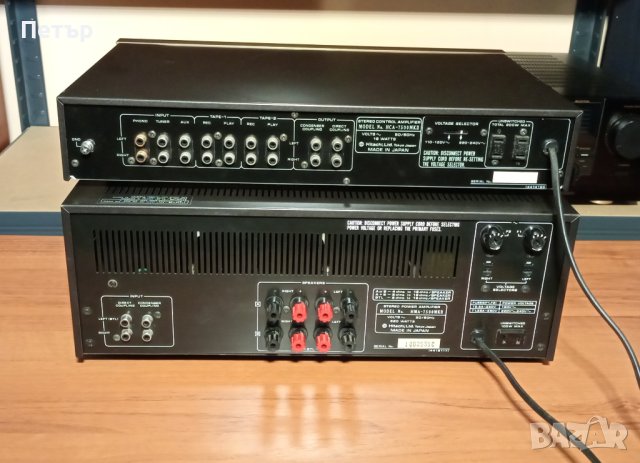 Hitachi HCA-7500 mkII + Hitachi HMA-7500 mkII, снимка 5 - Ресийвъри, усилватели, смесителни пултове - 44105338