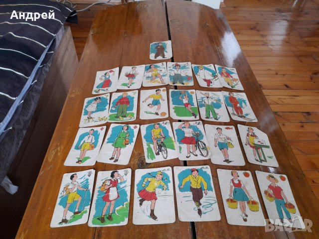 Стари карти Черен Петър #12, снимка 3 - Антикварни и старинни предмети - 40312313