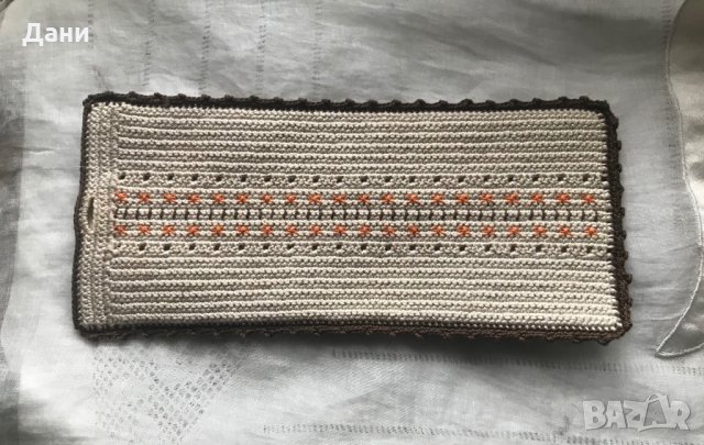 Калъф за очила изплетен на една кука