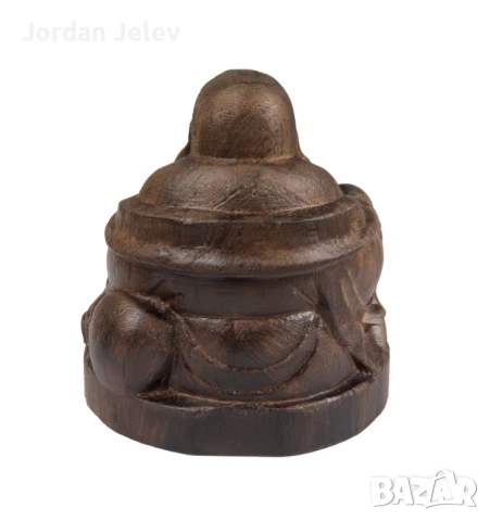 Смеещия се Буда.Ръчно изработена дървена статуетка., снимка 7 - Декорация за дома - 50962132