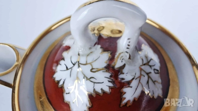 Стари антикварни съдове за кафе Carl Tielsch, снимка 5 - Сервизи - 52250753