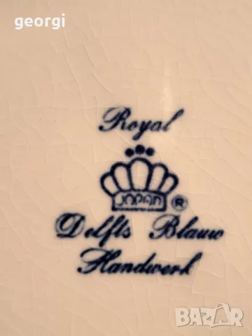 декоративна порцеланова чиния Royal Delft  7/5, снимка 6 - Декорация за дома - 49867892