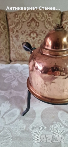 ⚜️🍵 Меден чайник с ръчна изработка и калайдисан интериор – ГОДЕН ЗА УПОТРЕБА ⚜️, снимка 6 - Аксесоари за кухня - 52125513