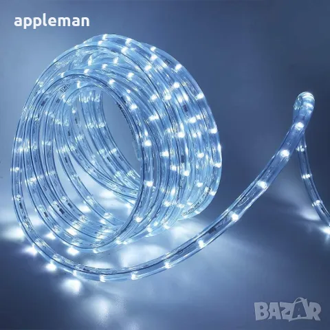 НОВО БЯЛ Светещи LED маркучи Многоцветен RGB и БЯЛ за украса за коледа