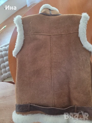 елек естествена кожа, снимка 5 - Елеци - 51352599