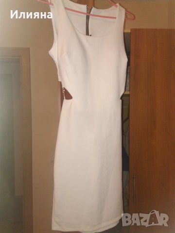 Елегантна бяла рокля, снимка 3 - Рокли - 27516645