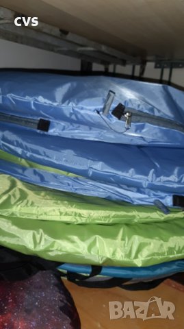 Саморазгъвна палатка Living & Garden, Двуместна, 245/145/110см, Син , снимка 4 - Палатки - 27860891