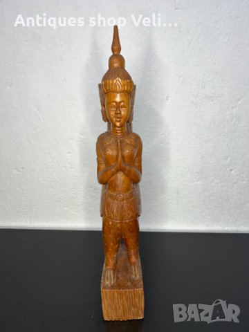 Индийска статуетка №5004, снимка 2 - Антикварни и старинни предмети - 44065018