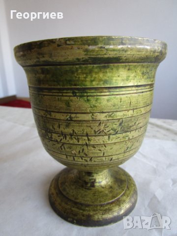 ✅Над 100-годишно бронзово масивно хаванче, хаван - лична среща в Шумен✅, снимка 3 - Антикварни и старинни предмети - 39754276