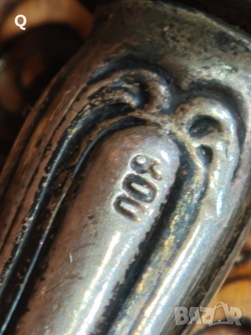 стари сребърни вилички с позлата, снимка 5 - Антикварни и старинни предмети - 52949592