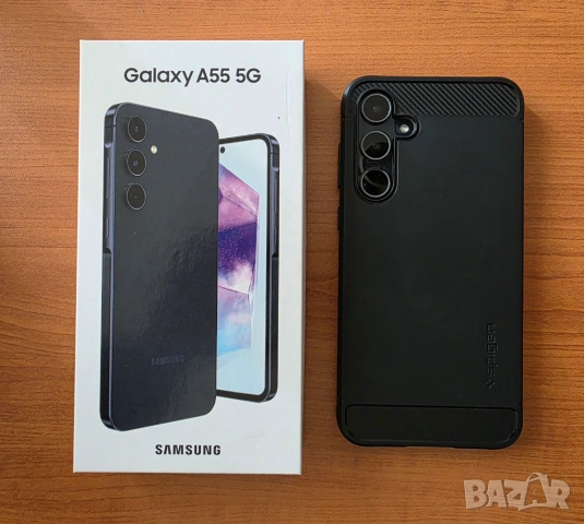 Samsung Galaxy A55 5G, черен, в отлично техническо и външно състояние, в гаранция до 15.11.2026 г., снимка 4 - Samsung - 52926782