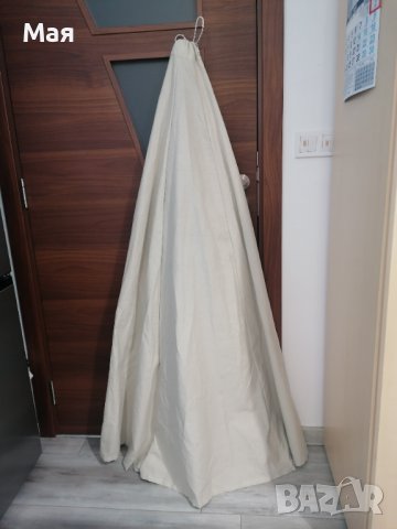 Ленен калъф за чадър, снимка 2 - Градински мебели, декорация  - 40222491