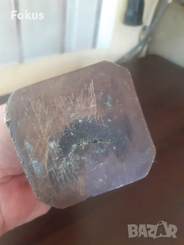 Невероятна стара бронзова статуетка фигура - Давид и Голиат, снимка 6 - Антикварни и старинни предмети - 51043363