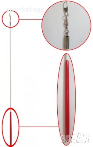 Пръчица за лента за художествена гимнастика 51.5 см нова, снимка 2 - Художествена гимнастика - 28535031